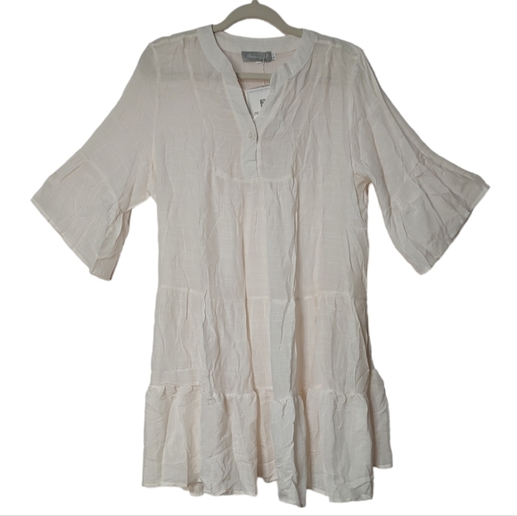 Belongsci Cream Swim Cover Up Size L ~ NWT - Picture 1 of 4